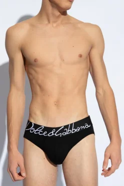 Dolce & Gabbana BLACK Briefs with logo