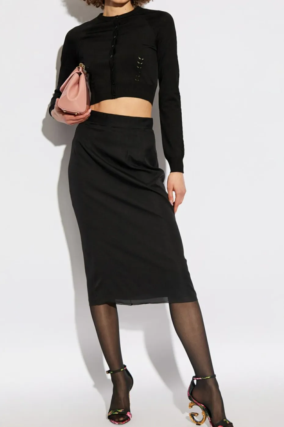 Dolce & Gabbana BLACK Cardigan with cutouts
