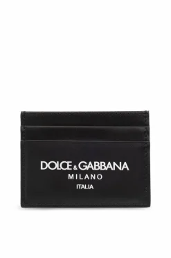 Dolce & Gabbana BLACK Card case with logo