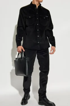 Dolce & Gabbana BLACK Corduroy shirt