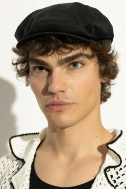 Dolce & Gabbana BLACK Cotton flat cap