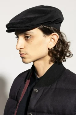 Dolce & Gabbana BLACK Cotton flat cap