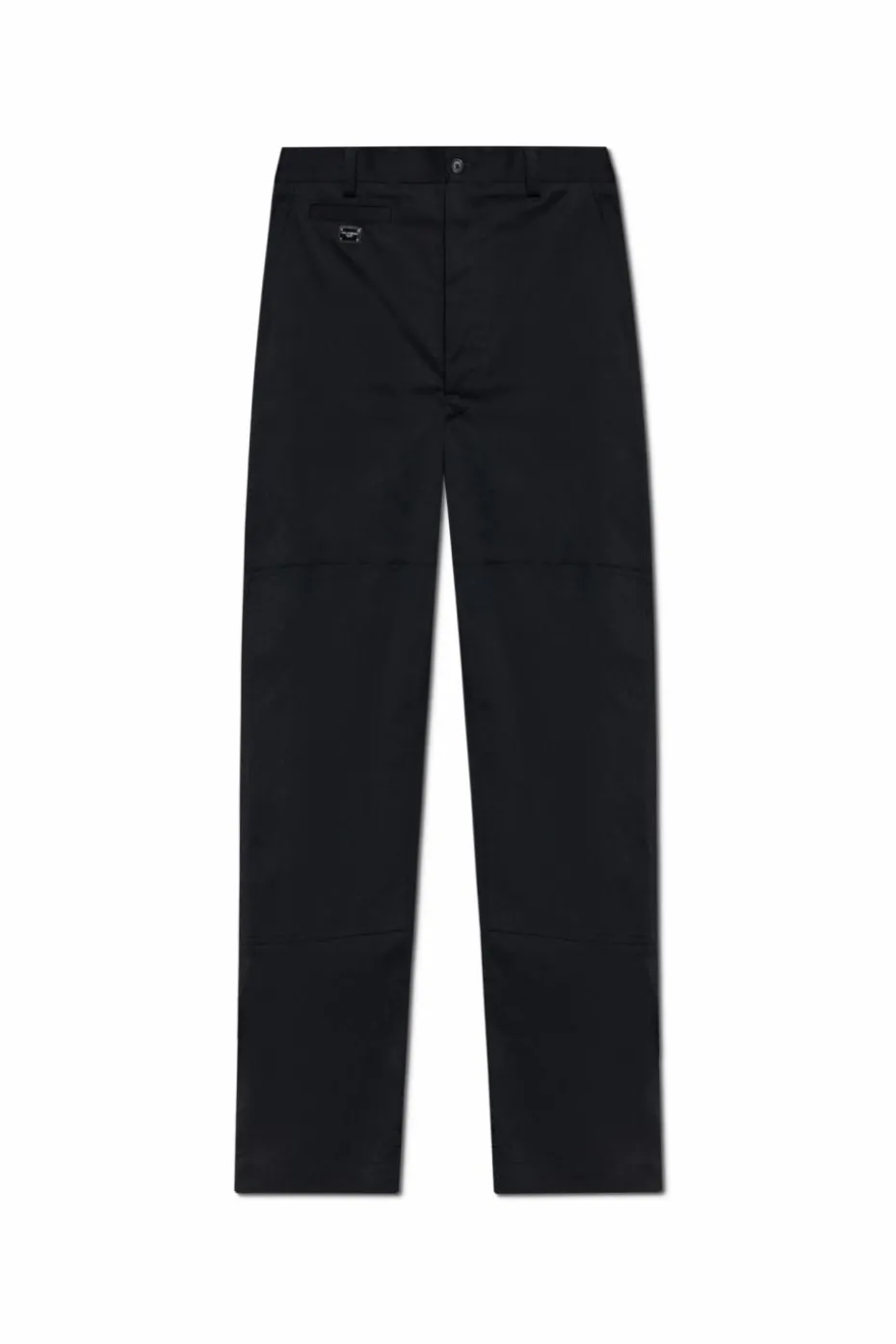 Dolce & Gabbana BLACK Cotton pants with stitching