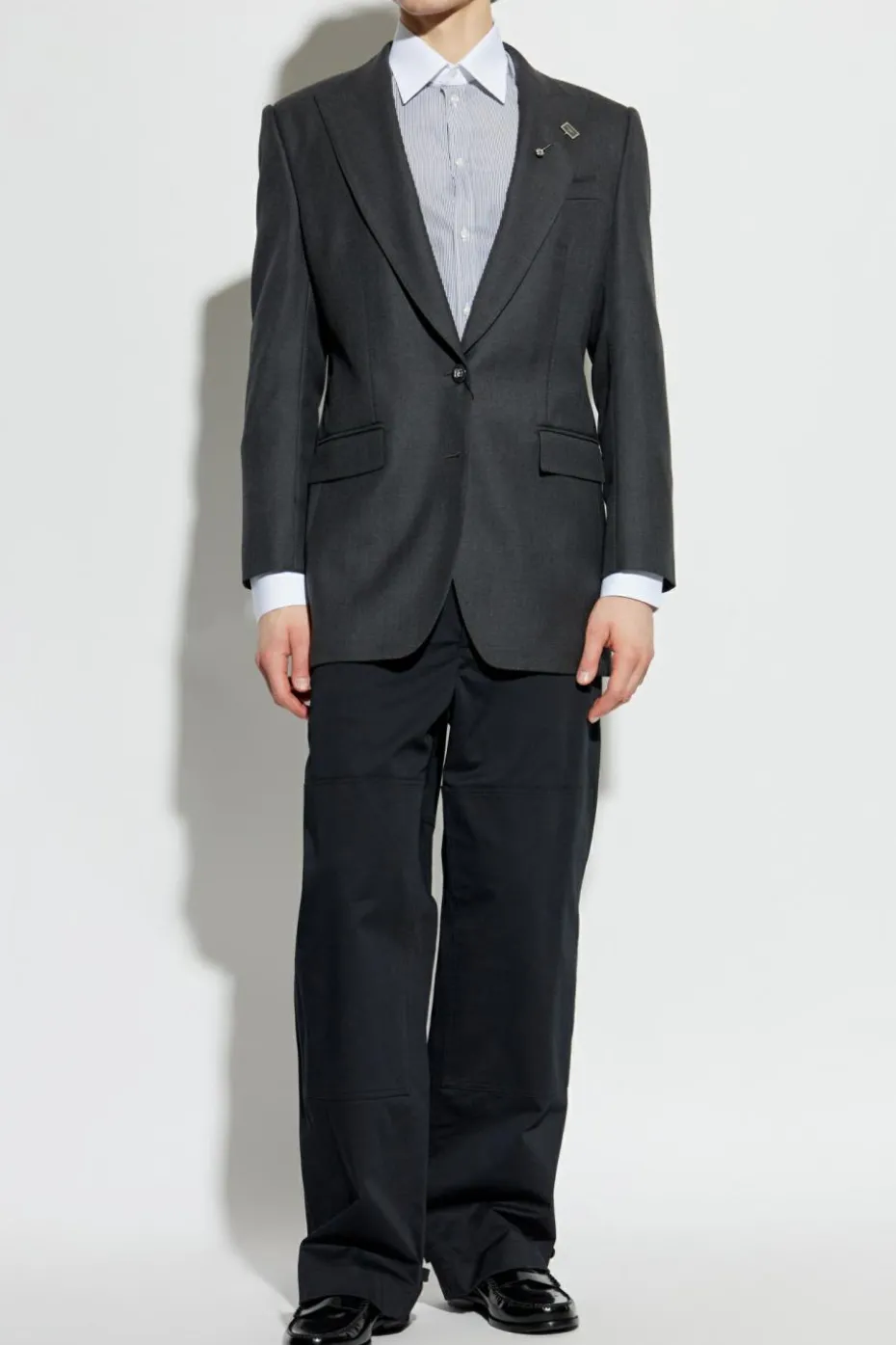 Dolce & Gabbana BLACK Cotton pants with stitching