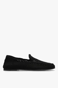 Dolce & Gabbana BLACK Crochet moccasins