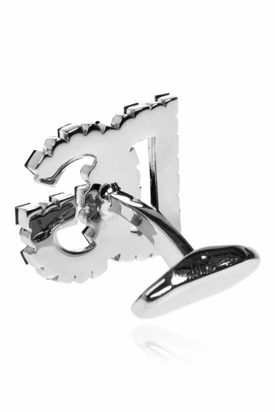 Dolce & Gabbana BLACK Cufflinks in the shape of a logo