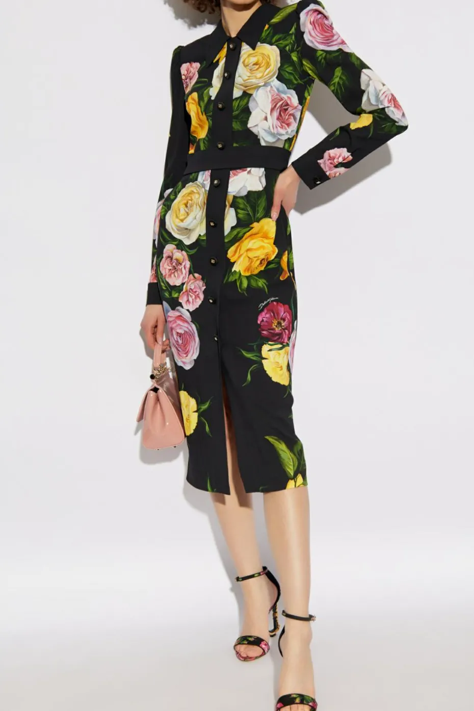 Dolce & Gabbana BLACK Dress with floral pattern