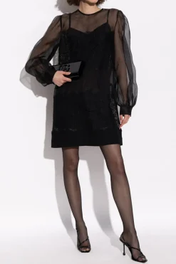 Dolce & Gabbana BLACK Dress with lace trim