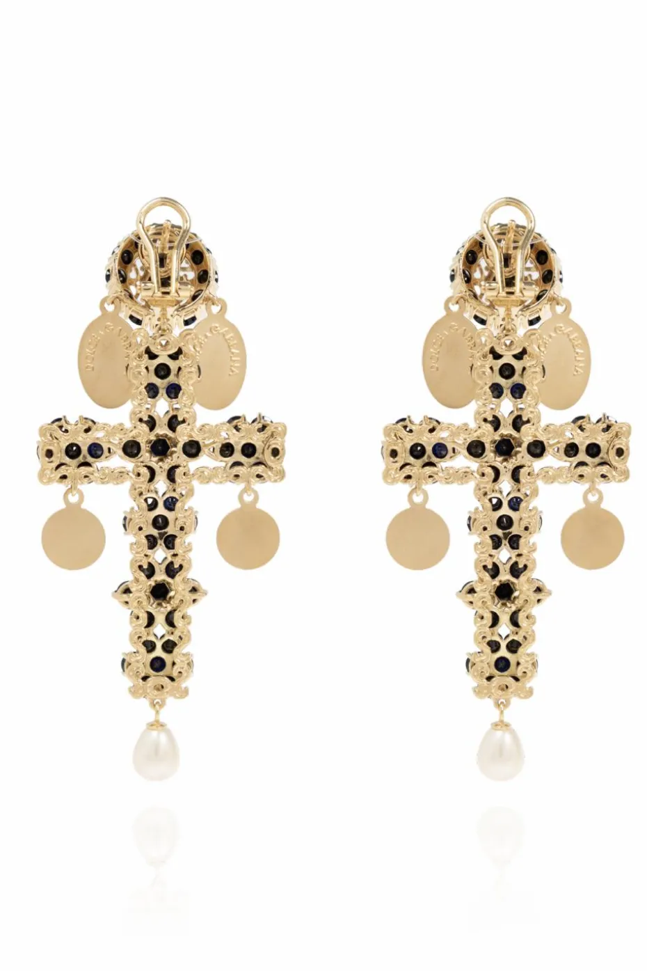 Dolce & Gabbana BLACK Earrings with gemstones