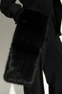 Dolce & Gabbana BLACK Faux fur muff