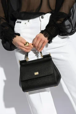 Dolce & Gabbana BLACK Handbag Sicily Medium
