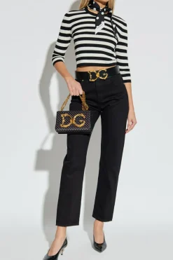 Dolce & Gabbana BLACK Jeans with logo