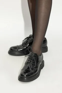 Dolce & Gabbana BLACK Lace-up platform shoes