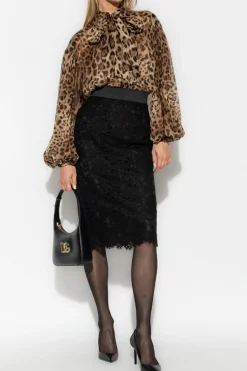 Dolce & Gabbana BLACK Lace skirt