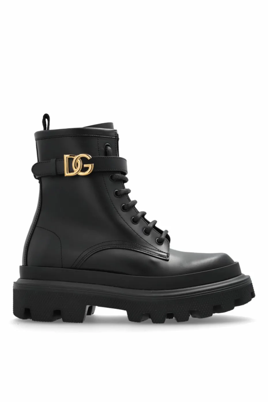 Dolce & Gabbana BLACK Leather ankle boots