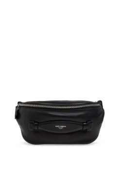 Dolce & Gabbana BLACK Leather fanny pack
