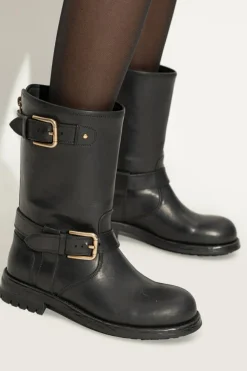 Dolce & Gabbana BLACK Leather ankle boots