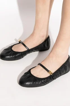 Dolce & Gabbana BLACK Leather ballet flats
