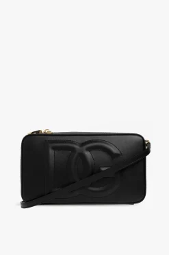 Dolce & Gabbana BLACK Leather shoulder bag with logo