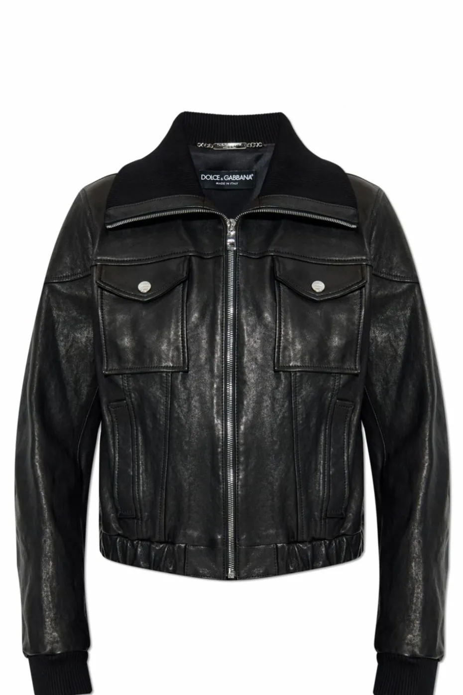 Dolce & Gabbana BLACK Leather jacket