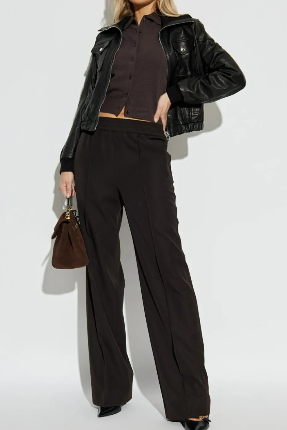 Dolce & Gabbana BLACK Leather jacket