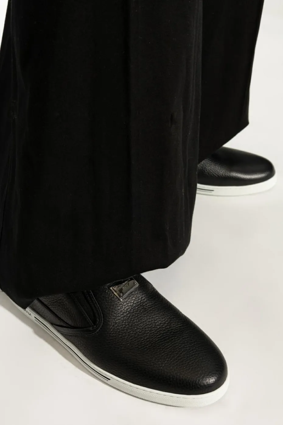 Dolce & Gabbana BLACK Leather sneakers