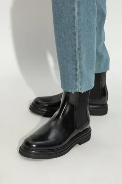 Dolce & Gabbana BLACK Leather Chelsea boots Dolce & Gabbana