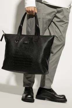 Dolce & Gabbana BLACK Leather shopper bag