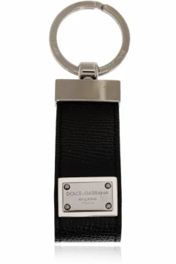 Dolce & Gabbana BLACK Leather keyring