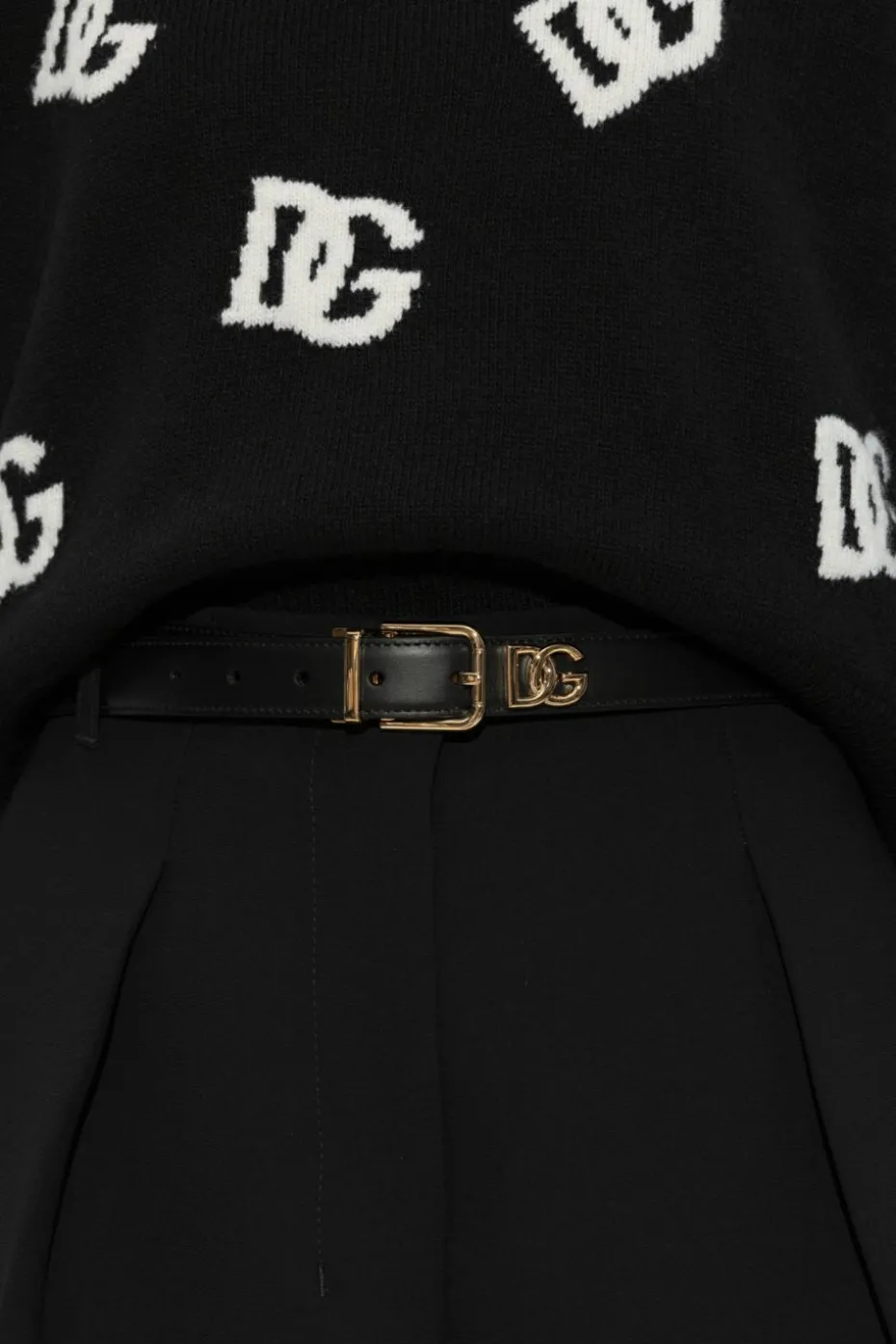 Dolce & Gabbana BLACK Leather belt
