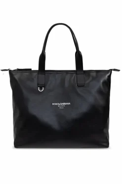 Dolce & Gabbana BLACK Leather shopper bag