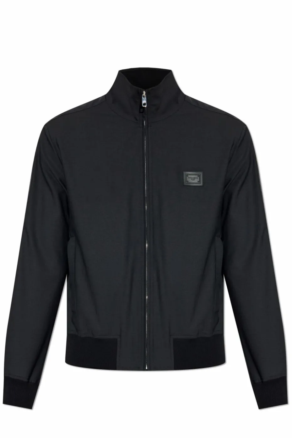Dolce & Gabbana BLACK Lightweight jacket with stand-up collar