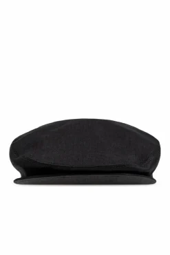 Dolce & Gabbana BLACK Linen flat cap