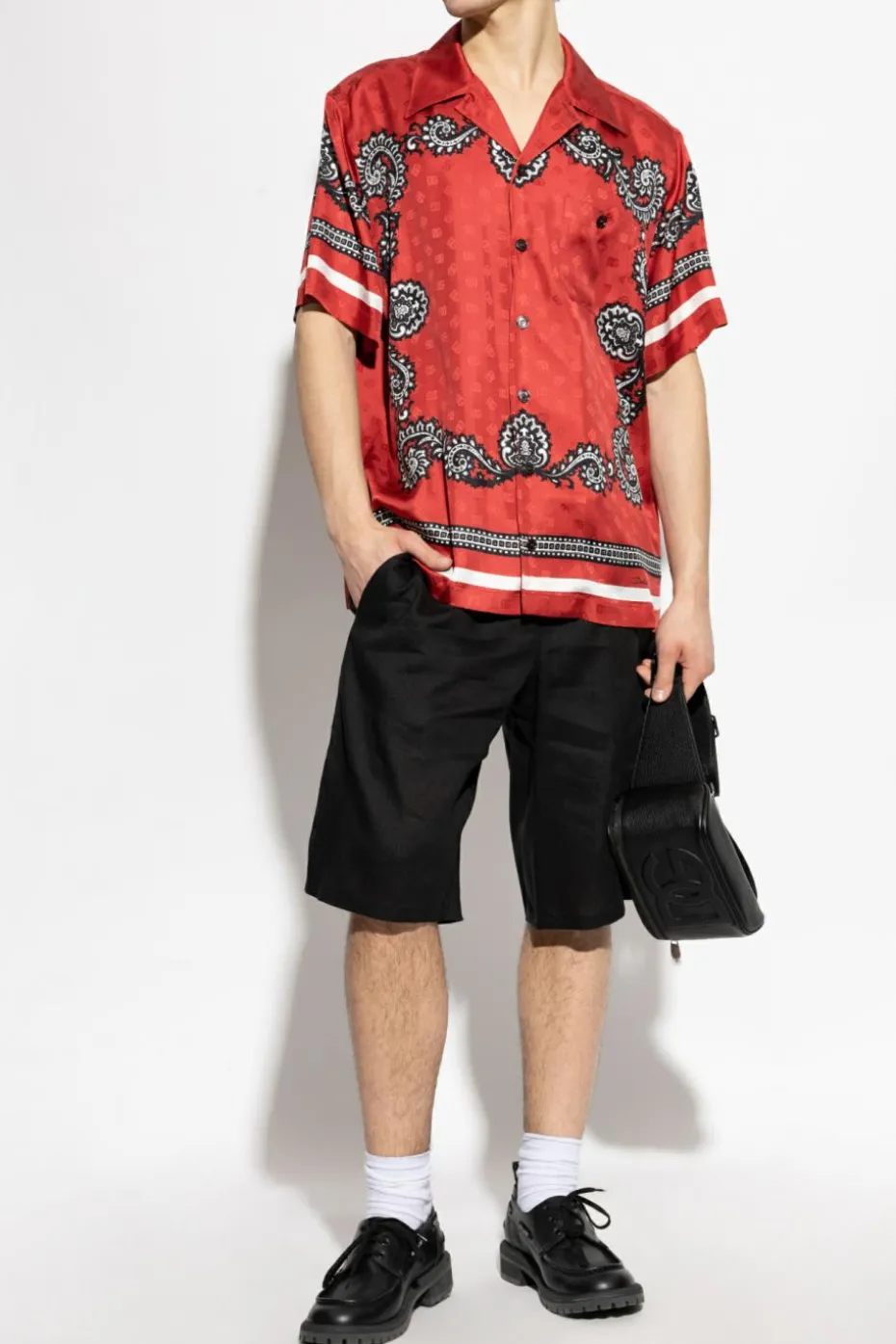 Dolce & Gabbana BLACK Linen shorts