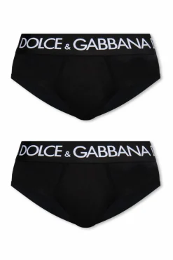 Dolce & Gabbana BLACK Logo briefs 2-pack