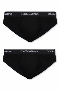 Dolce & Gabbana BLACK Logo briefs 2-pack