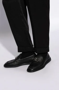 Dolce & Gabbana BLACK ‘New Florio’ leather loafers