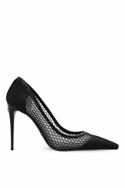 Dolce & Gabbana BLACK Openwork stiletto pumps