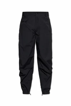 Dolce & Gabbana BLACK Pants with sewn-in zippers in the legs