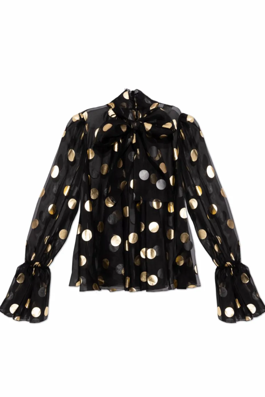 Dolce & Gabbana BLACK Polka dot patterned shirt