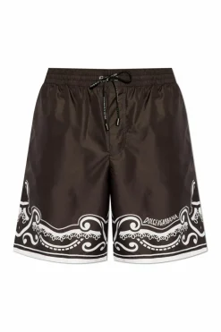 Dolce & Gabbana BLACK Printed swim shorts