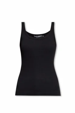 Dolce & Gabbana BLACK Ribbed top