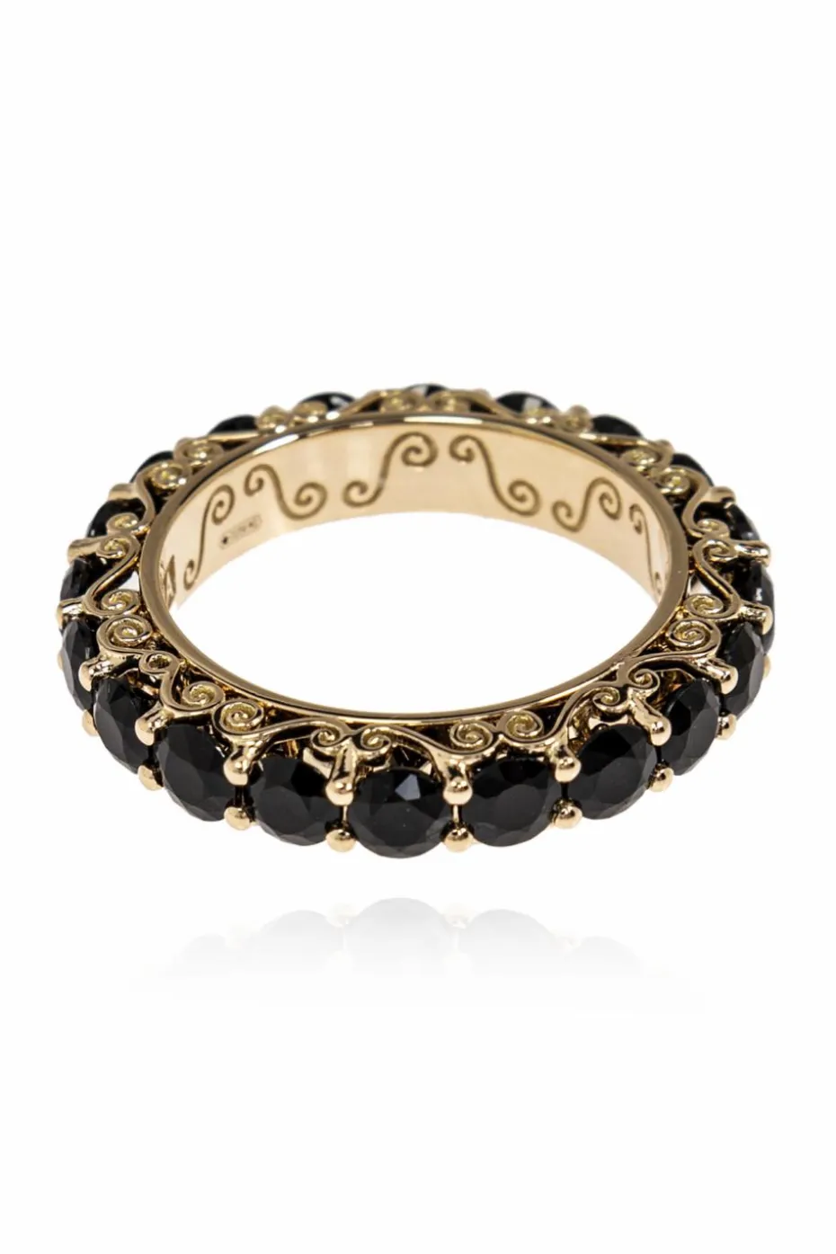 Dolce & Gabbana BLACK Ring with sapphires