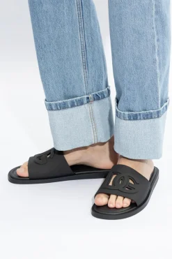 Dolce & Gabbana BLACK Rubber slides