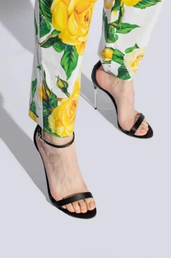 Dolce & Gabbana BLACK Sandals on decorative heel