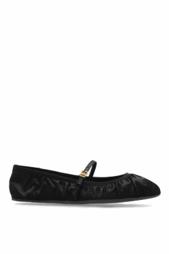 Dolce & Gabbana BLACK Satin Ballet Flats
