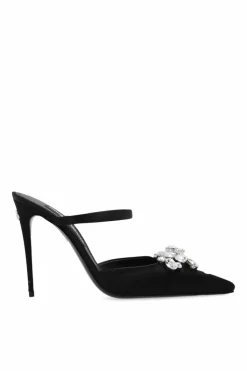 Dolce & Gabbana BLACK Satin mules
