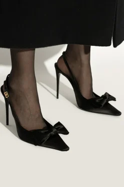 Dolce & Gabbana BLACK Satin high heels