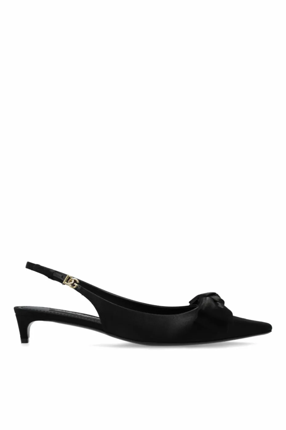 Dolce & Gabbana BLACK Satin high heels