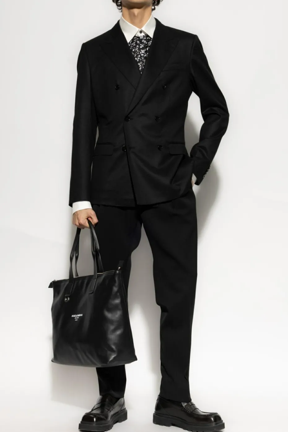Dolce & Gabbana BLACK Shirt with floral motif